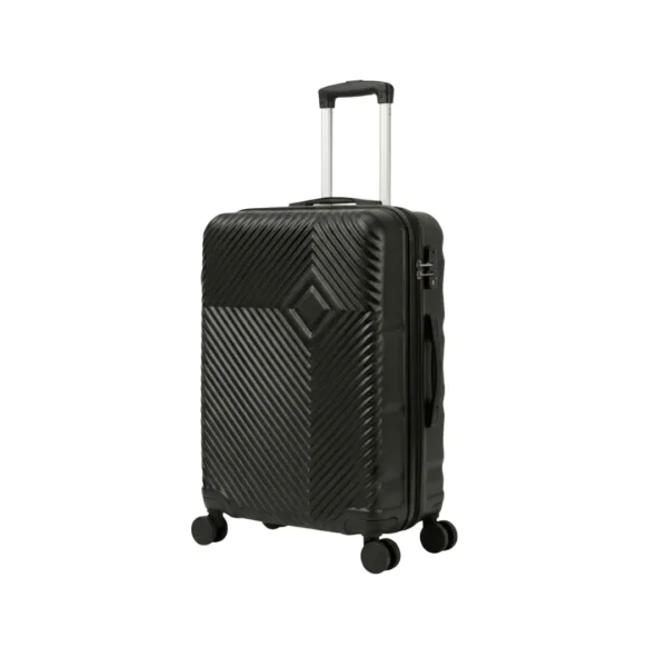 Single ABS Hardshell Luggage  – Black